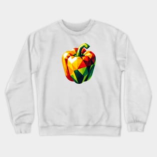 Abstract Geometric Pepper - Color Design Crewneck Sweatshirt